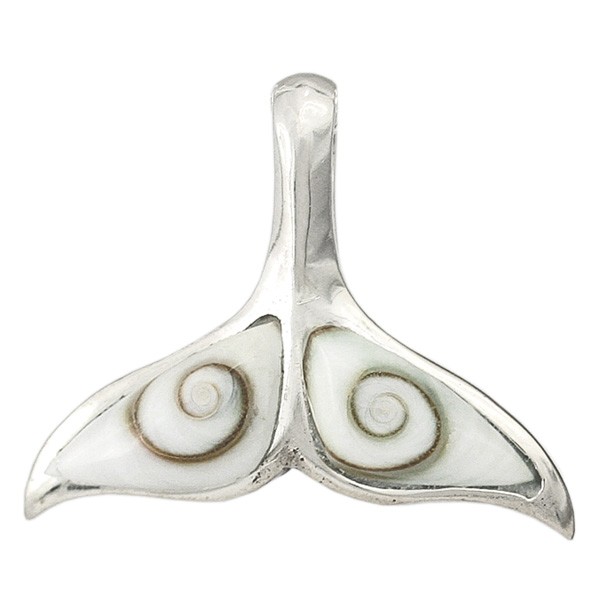 Kettenanhänger 925er Sterlingsilber, Shiva Eye Walfluke