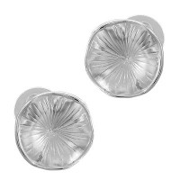 CLIXS Ohrringe Ohrstecker Nymphaea, versilbert CLIXS Ohrringe Ohrstecker Nymphaea, versilbert