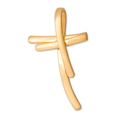 CLIXS Kettenanhänger Asiatisches Kreuz, vergoldet