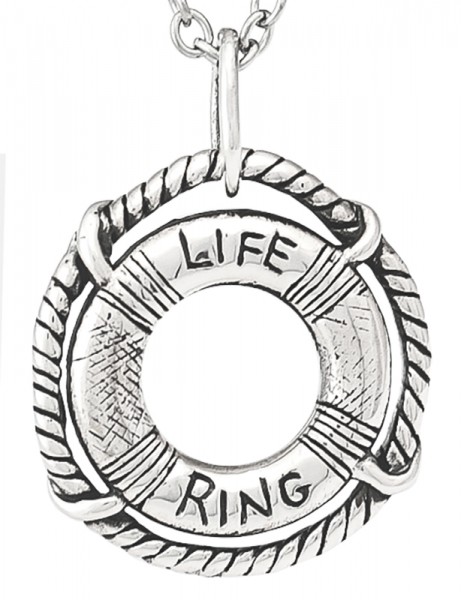 De La Haye Kettenanhänger Rettungsring • 925er Sterlingsilber