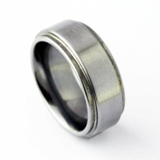Edelstahlring mattiert 7mm R7-18