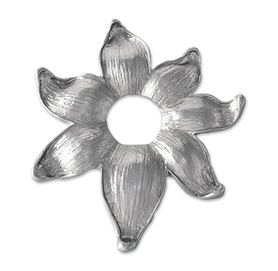 CLIXS Kettenanhänger Anemone - versilbert