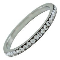 Carousel Innenring Edelstahl 2mm Strass cristall - Füllring für Carousel Basisringe Carousel Innenring Edelstahl 2mm Strass cristall - Füllring für Carousel Basisringe