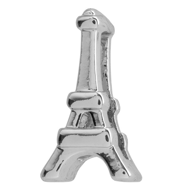 SlideOn Charm Eiffelturm versilbert • Slider für Mesh-Sammelarmband