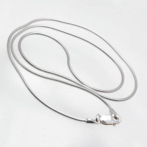 CLIXS Halskette Schlangenkette 38cm bis 80cm - 1,2mm - 925er Sterlingsilber