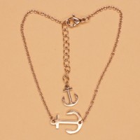 Edelstahl-Armband mit Ahnänger Anker • Armband rosé Edelstahl-Armband mit Ahnänger Anker • Armband rosé